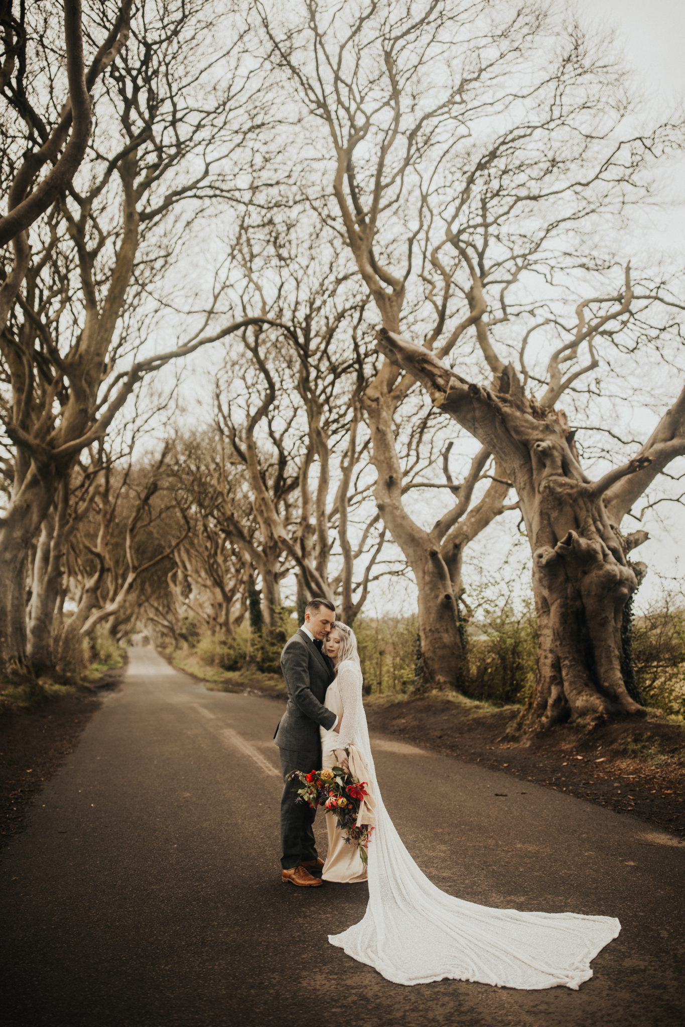 Ireland Elopement Adventure Dark Hedges