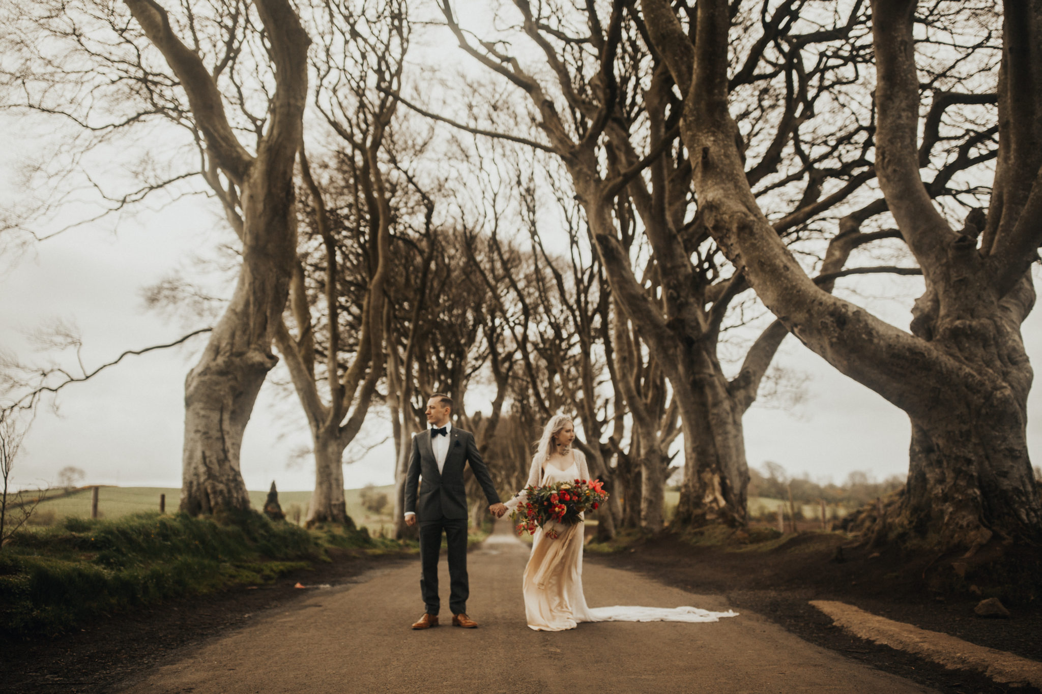 Ireland Elopement Adventure Dark Hedges