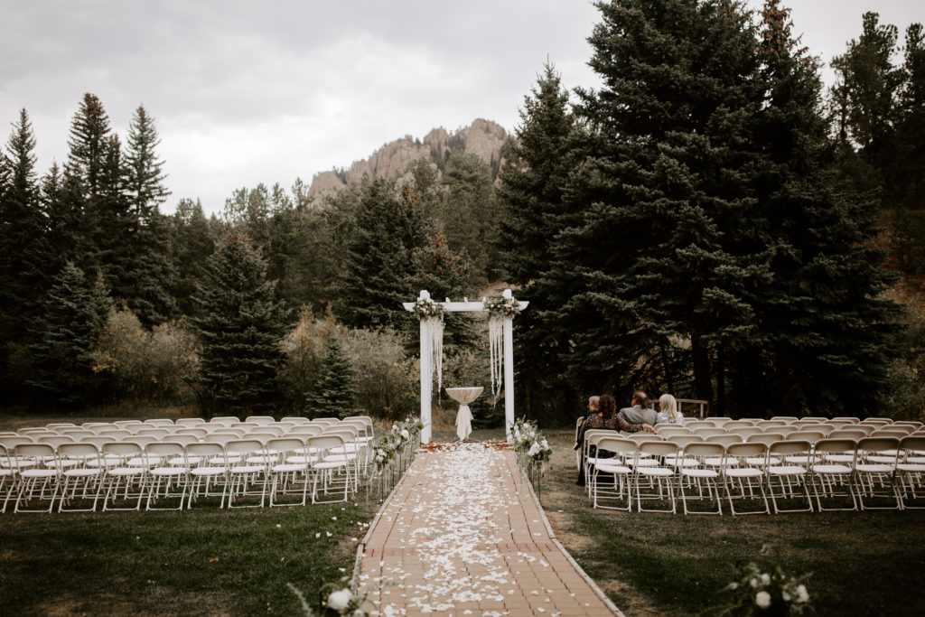 Pine Colorado Wedding Ceremony