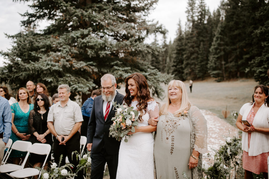 Pine Colorado Wedding Ceremony