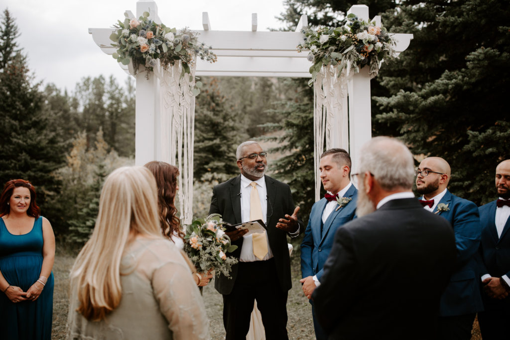 Pine Colorado Wedding Ceremony