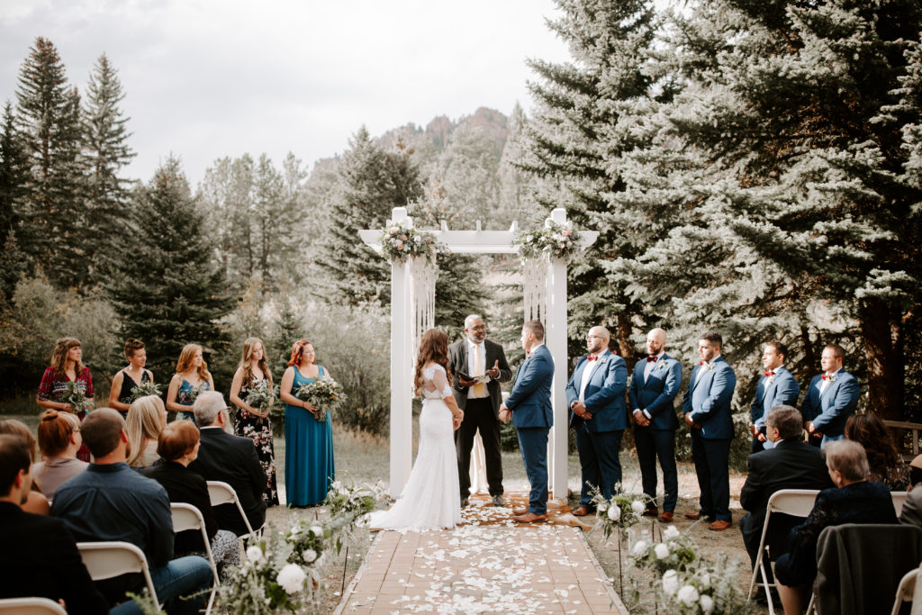 Pine Colorado Wedding Ceremony