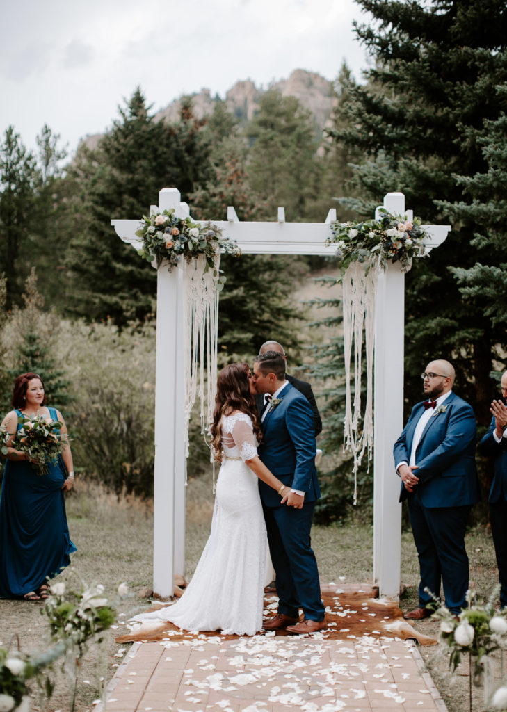 Pine Colorado Wedding Ceremony