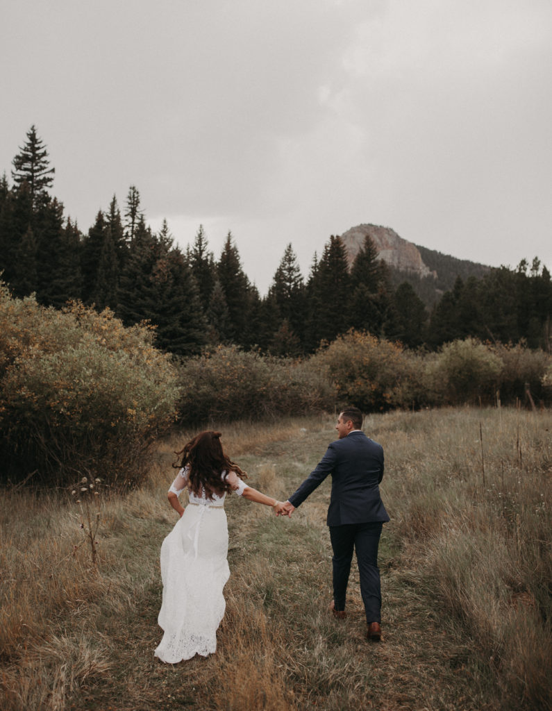 Pine Colorado Wedding Ceremony