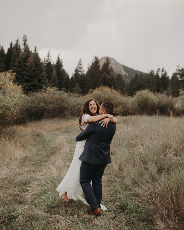 Pine Colorado Wedding Ceremony