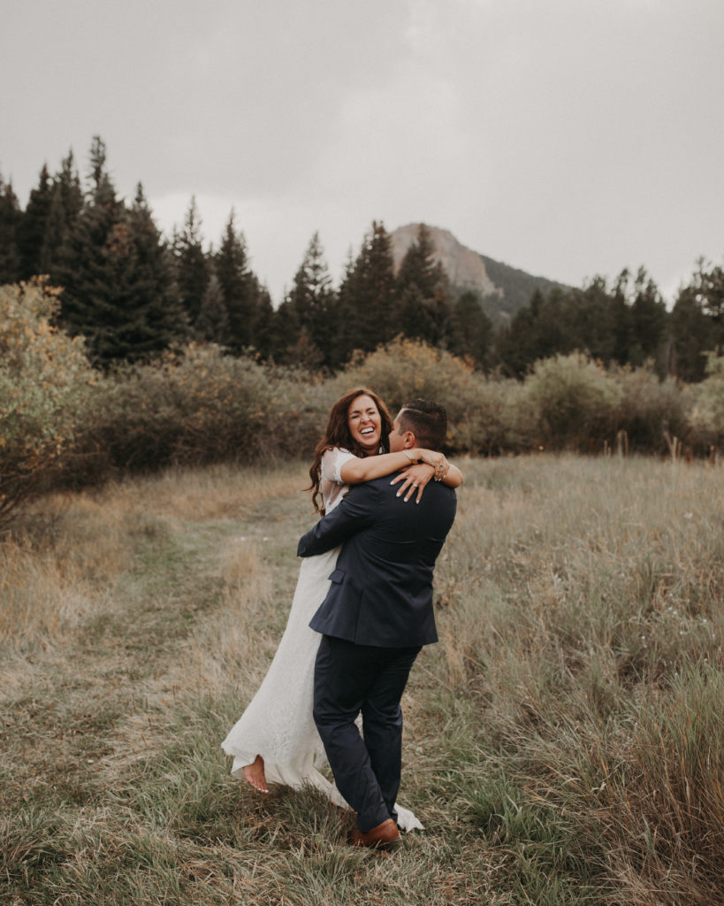 Pine Colorado Wedding Ceremony