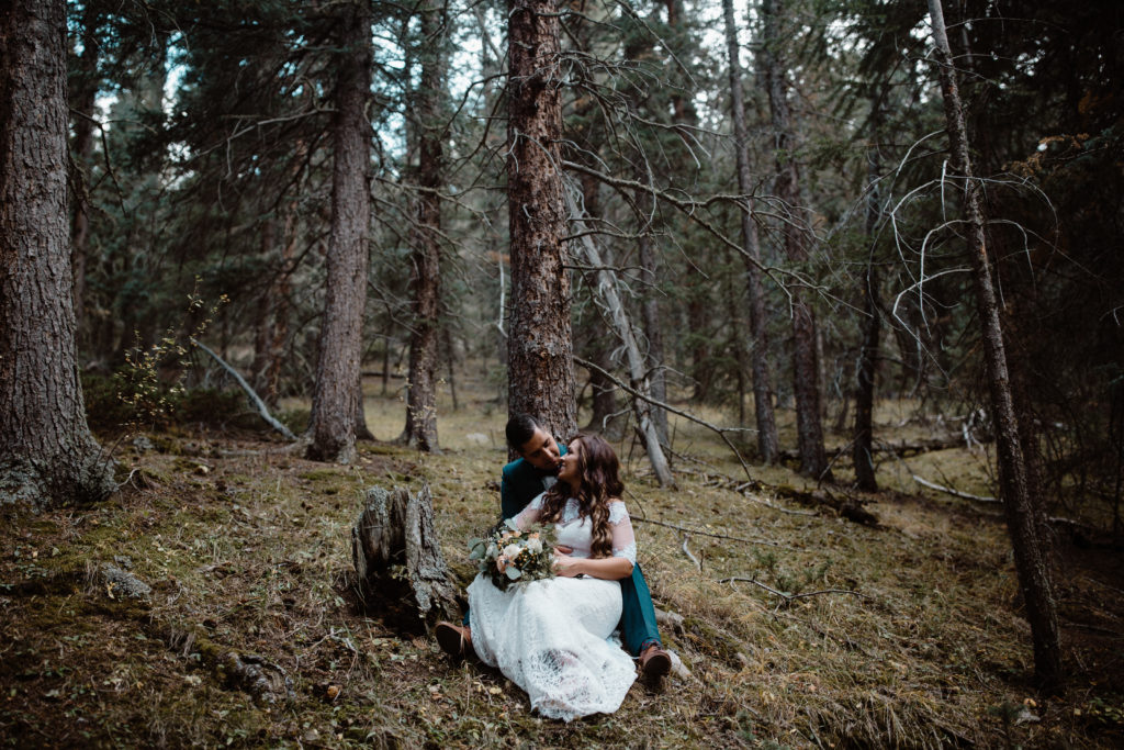 Pine Colorado Wedding Ceremony
