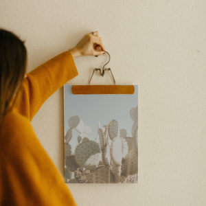 A Vintage Photo Hanger