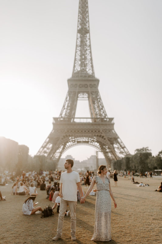Eiffel Tower Engagement Photos